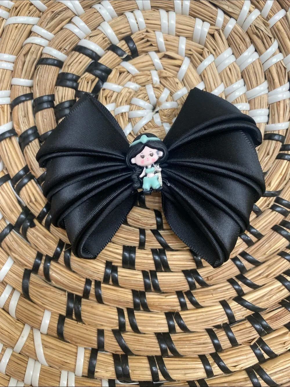 Set of 3 Satin Princess Character Hair Bows
